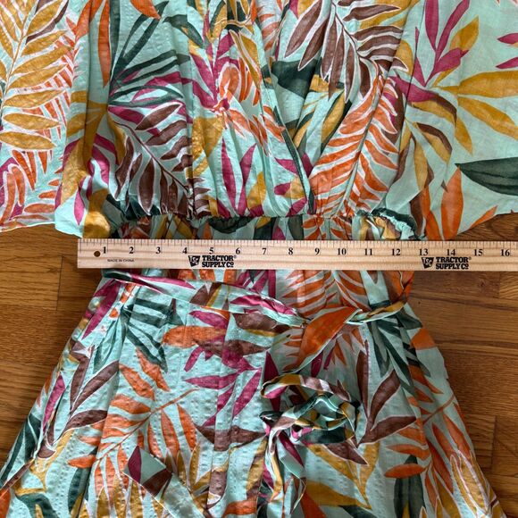 RENEE C. Tropical Kimono Dress 1XL - Picture 4 of 5